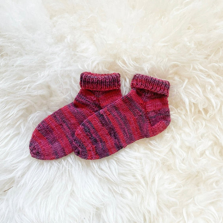 Wollsocken Rot