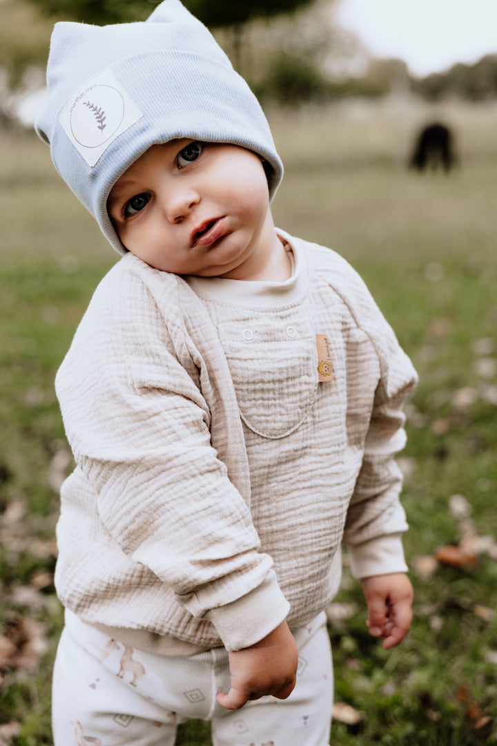 Sweatshirt mit Pad-Tasche