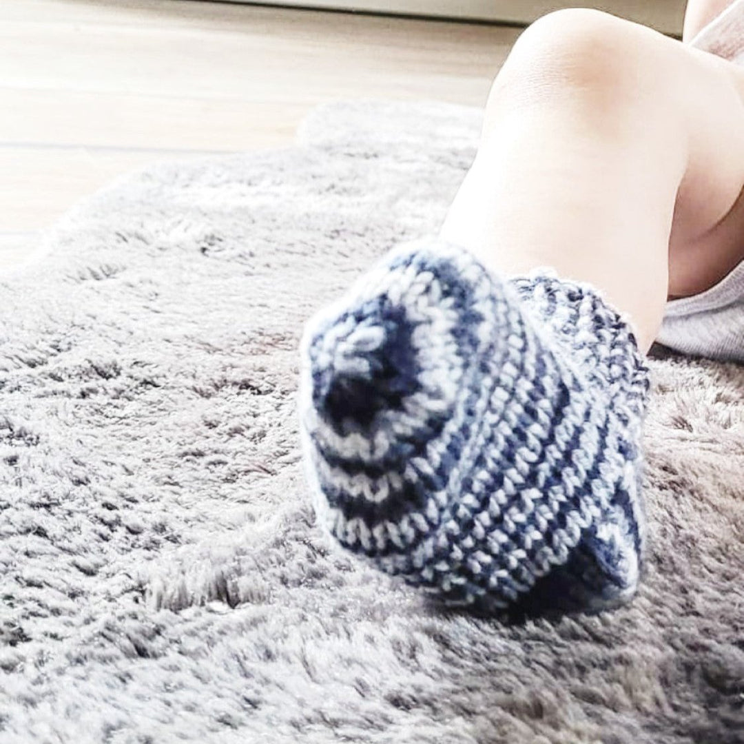 Baumwollsocken Blau